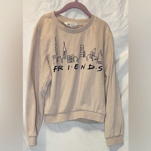 H&M Friends Tan Sweatshirt Size 8/10